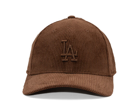 Kappe New Era - MLB Cord 9FORTY M-CROWN - LA Dodgers - Chestnut Brown