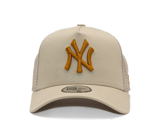 Kinder Kappe New Era - MLB Essential 9FORTY Trucker - NY Yankees - Stone