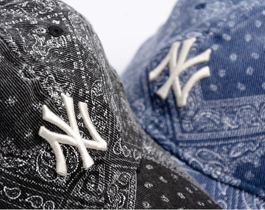Kappe New Era - MLB Washed Paisley 9TWENTY - NY Yankees - Black
