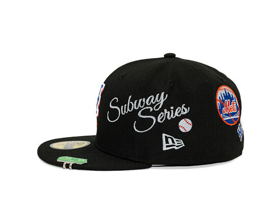 Kappe New Era - MLB IMAGE DROP - Subway Series 59FIFTY - NY Mets - Black