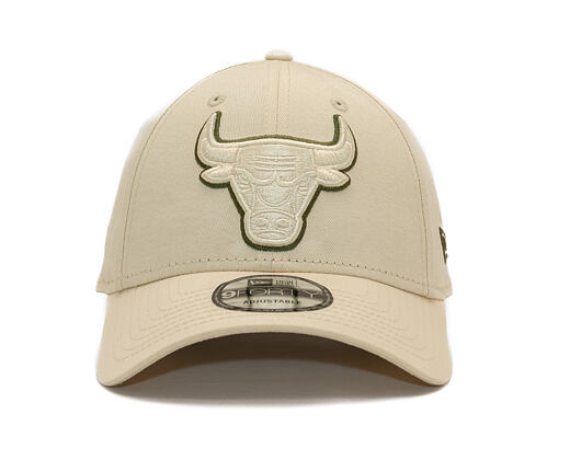 Kappe New Era - NBA Team Outline 9FORTY - Chicago Bulls - Cream