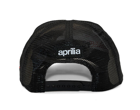 Kappe New Era - Piagio Core 9FORTY Trucker - Aprilia - Black