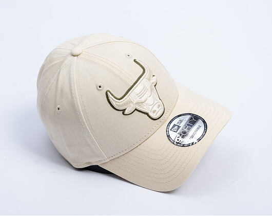 Kappe New Era - NBA Team Outline 9FORTY - Chicago Bulls - Cream