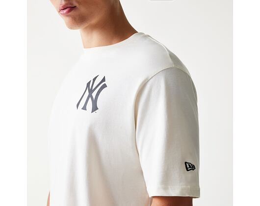 T-Shirt New Era - MLB Food Graphic Tee - NY Yankees - Off White