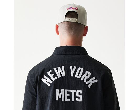 Jacke New Era - MLB Coaches Jacket - NY Mets - Black