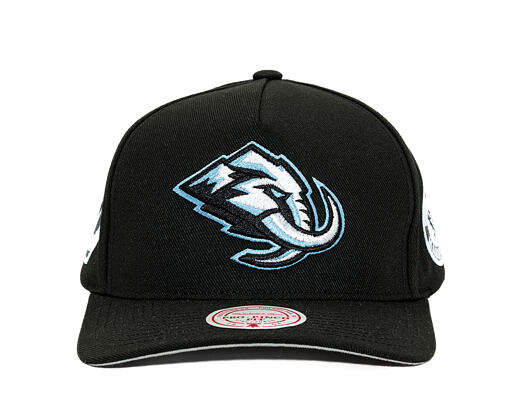 Kappe Mitchell & Ness - Utah Mammoth - Double Clutch Pro Snapback - Black