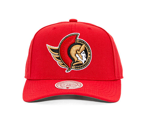 Kappe Mitchell & Ness - Ottawa Senators - Team Ground 2.0 Pro Snapback - Red