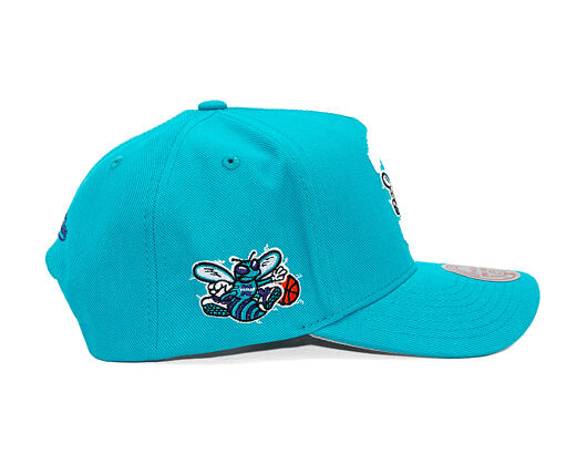 Kappe Mitchell & Ness - Charlotte Hornets - Double Clutch Pro Snapback Hwc - Teal