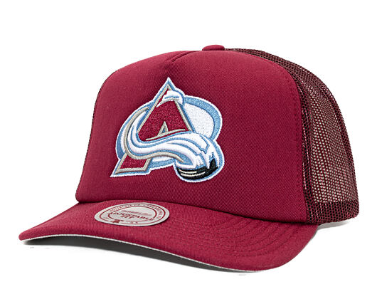 Kappe Mitchell & Ness - Colorado Avalanche - Evergreen Trucker - Maroon