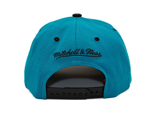 Kappe Mitchell & Ness - NBA Team Arch Snapback - Detroit Pistons - Teal / Black