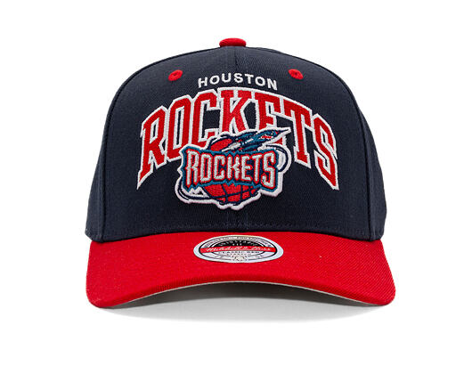 Kappe Mitchell & Ness - NBA Team Arch Snapback - Houston Rockets - Navy / Red