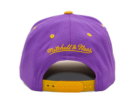 Kappe Mitchell & Ness - NBA Team Arch Snapback - Los Angeles Lakers - Purple / Yellow