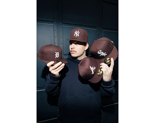 Kappe New Era - MLB Seasonal 59FIFTY - Chicago White Sox - Burnt Wood - Brown