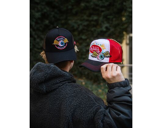 Kappe Von Dutch - Flying Eyeball Keep An Eye Out Trucker - Black