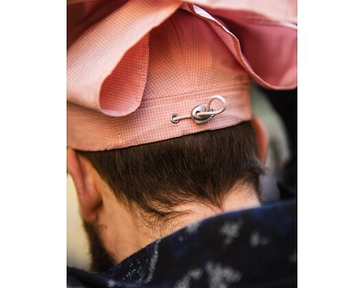 Kappe Kangol - TRENDS PACK - Seersucker Drape 5-Panel - Pink