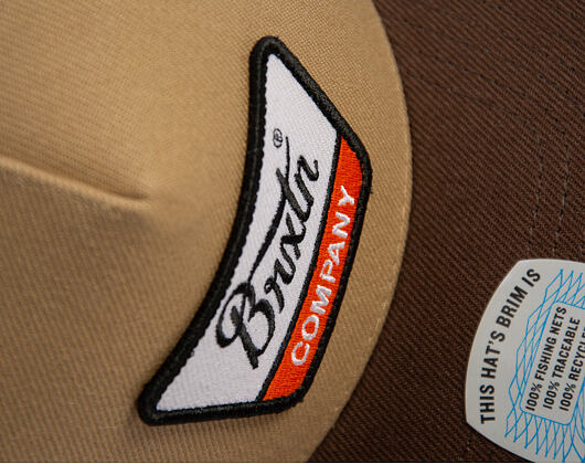 Kappe Brixton - Linwood MP Snapback - Sand/Pinecone Brown