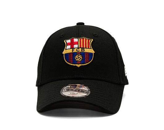 Kinder Kappe New Era - Core Logo 9FORTY Kids - Barcelona FC - Black