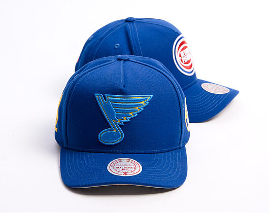 Kappe Mitchell & Ness - NHL Double Clutch Pro Snapback St. Louis Blues - Royal