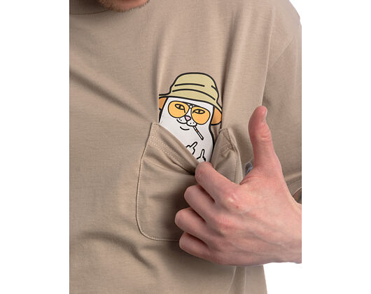 T-Shirt Nermal S Thompson Pocket Tee (Tan)