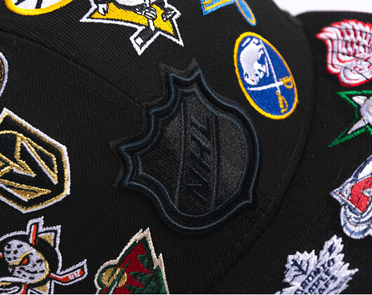 Kappe New Era - NHL All Over Logo 59FIFTY - Black