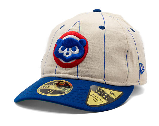 Kappe New Era - MLB Retro Linen Pinstripe 59FIFTY Retro Crown - Chicago Cubs - Team Color