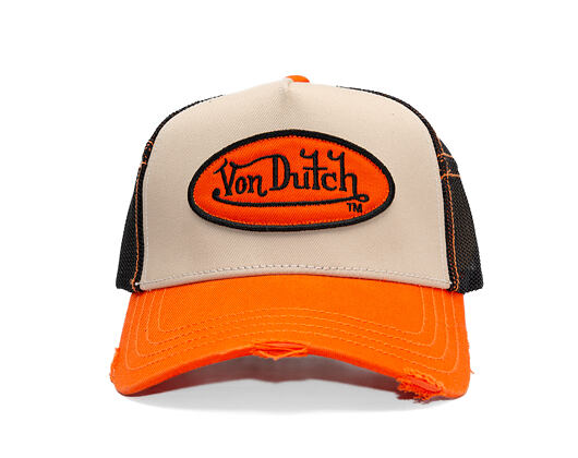 Kappe Von Dutch - Trucker - Classic Logo Orange/Green