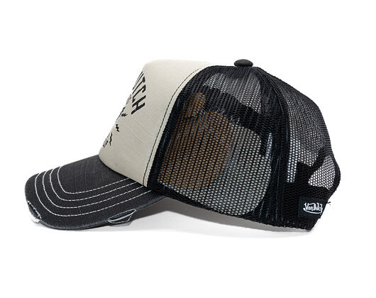 Kappe Von Dutch - Trucker - Calif. Motorcycles 1929 Grey/Distressed Black Denim