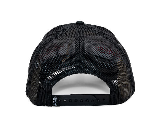 Kappe Von Dutch - Trucker - Rubber Logo Black/Black