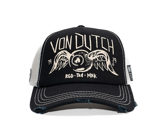 Kappe Von Dutch - Trucker - Eye Out Side Patch Black/White