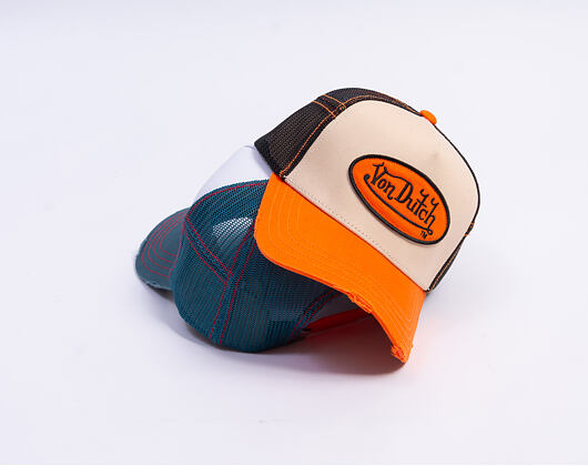 Kappe Von Dutch - Trucker - Classic Logo Orange/Green