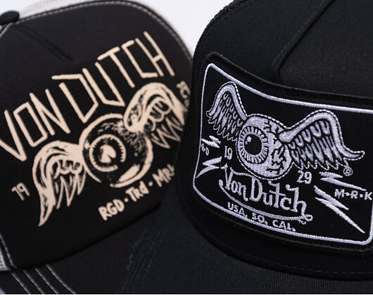 Kappe Von Dutch - Trucker - Eye Out Logo Black