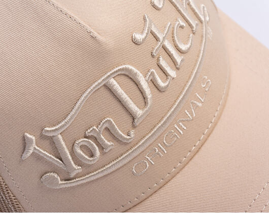 Kappe Von Dutch - Trucker - Originals Logo Beige