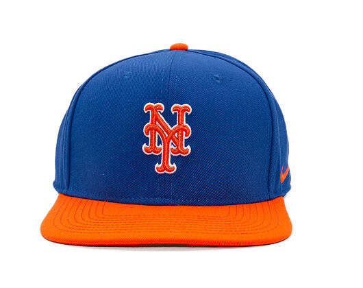 Kappe Nike - Dri-Fit Pro - New York Mets - Rush Blue 4EW/Team Orange 89L