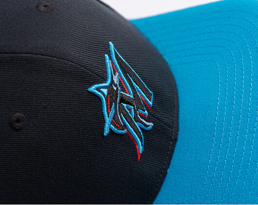 Kappe Nike - Dri-Fit Pro - Miami Marlins - Black 00A/Light Current Blue
