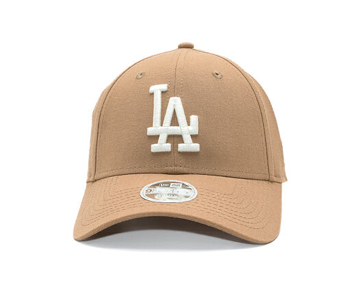Damen Kappe New Era - MLB Linen 9FORTY - LA Dodgers - Camel