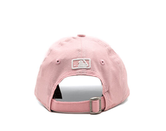 Kinder Kappe New Era - MLB Linen 9FORTY M-CROWN - LA Dodgers - Pink Rouge / White
