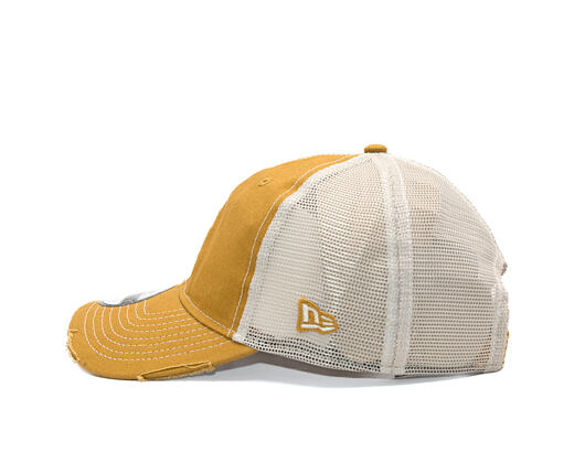 Kappe New Era - MLB Cotton Canvas Trucker 9TWENTY - LA Dodgers - Dusted Ochre