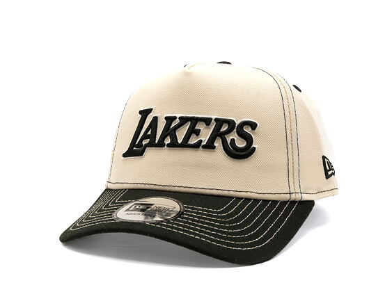 Kappe New Era - NBA City Icon 9FORTY A-Frame - LA Lakers - Cream / Black