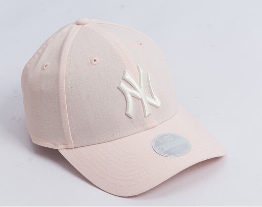 Damen Kappe New Era - MLB Linen 9FORTY - NY Yankees - Blush Pink
