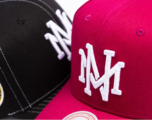 Kappe Mitchell & Ness  - Branded Purple Blaze - Pro Crown Snapback - Purple