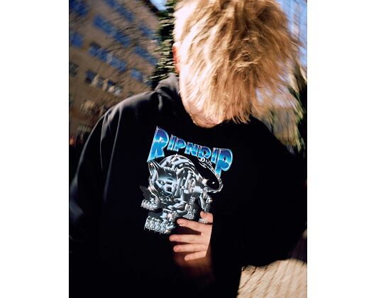 Pullover Cyborg Hoodie (Black Wash)