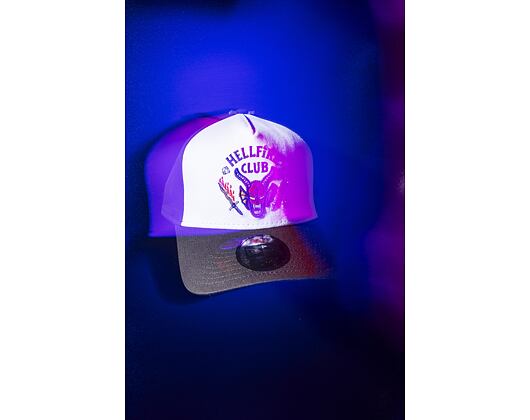 Kappe New Era - Hellfire Club 9FORTY A-Frame - Stranger Things - Black