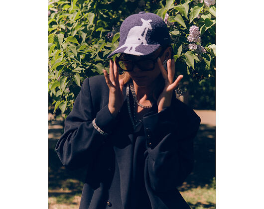 Kappe Kangol - Retro Bermuda Big Kroo Spacecap - Hazy Indigo