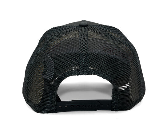 Kappe New Era - NBA Outline 9FORTY A-Frame Trucker - Chicago Bulls - Steel / White