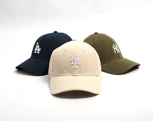 Kappe New Era - MLB Soft Cord 9FORTY - NY Mets - Stone