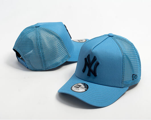 Kinder Kappe New Era - MLB Essential 9FORTY A-Frame Trucker - NY Yankees - Blue / Ocean Blue