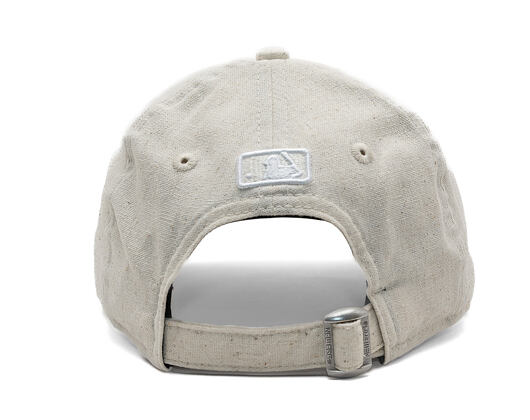 Kinder Kappe New Era - MLB Linen 9FORTY M-CROWN - NY Yankees - Stone / White