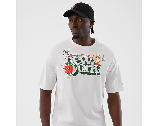 T-Shirt New Era - MLB Icon Graphic Tee - NY Yankees - White