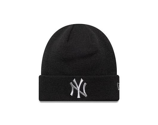 Mütze New Era - MLB Metallic Beanie Medium Knit - NY Yankees - Black