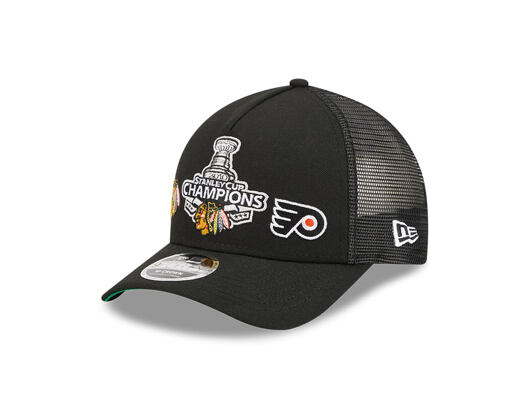Kappe New Era - NHL AF 26 Champion VC 9FORTY M-CROWN - Chicago Blackhawks - Black